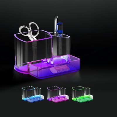 Acrylic Multi Stationery Holder